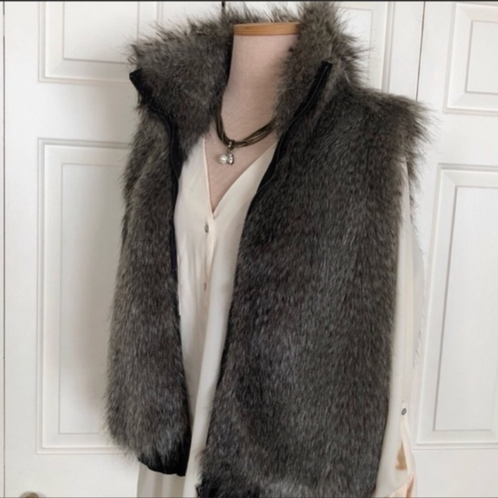 Faux Fur Vest by Takara